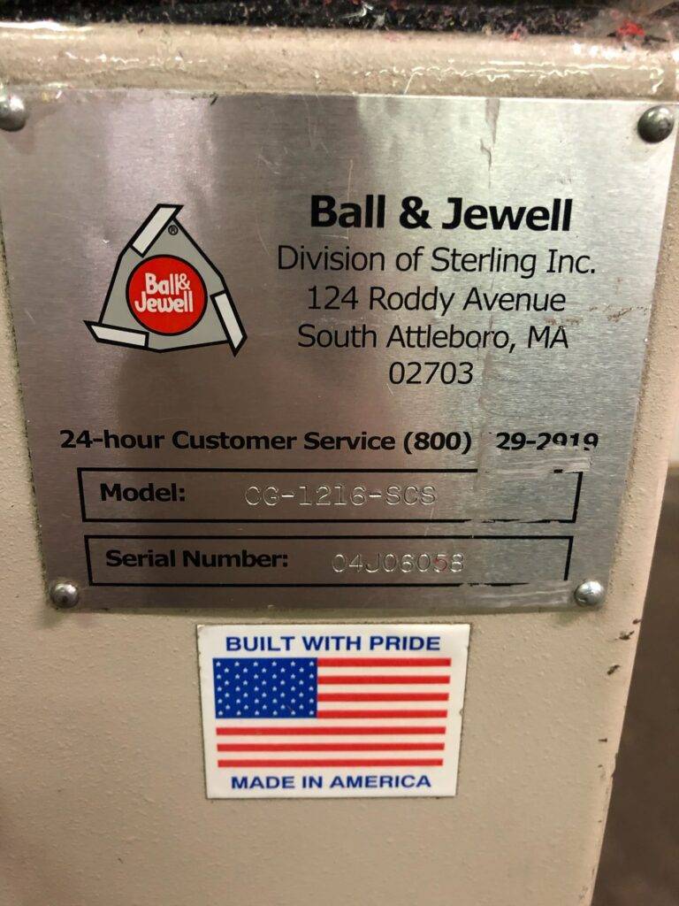 2004 BALL & JEWELL CG-1216-SCS Granulators | Aqua Poly Equipment Company