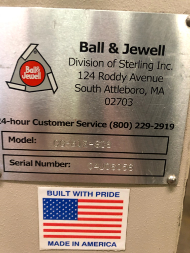 BALL & JEWELL CG-812-SCS Granulators | Aqua Poly Equipment Company